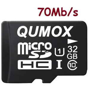 Carte Micro SD Qumox 32 Go classe 10 UHS-I U1 70Mo/s avec adaptateurVendu parcdiscount