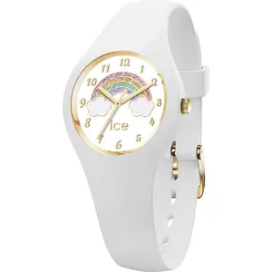 Comparateur de prix : ICE-WATCH Montre Mixte Ice ICE fantasia Blanc arcenciel Extra small 3H 018423