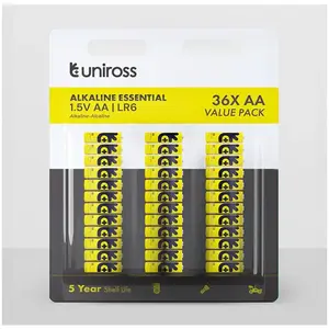 Lot De 36 Piles Lr06 Aa Uniross pas cher