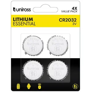 Lot De 4 Piles Uniross Cr2032 pas cher