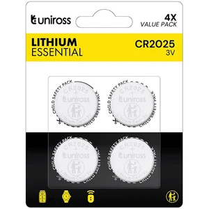 Lot De 4 Piles Uniross Cr2025 pas cher