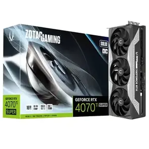 Zotac GAMING GeForce RTX 4070 Ti SUPER SOLID OC NVIDIA 16 Go GDDR6X pas cher