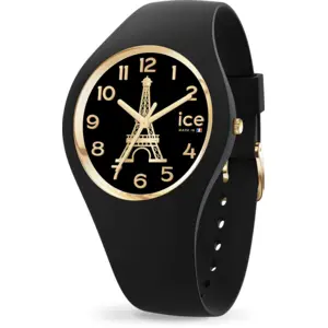 Ice-Watch Montre mixte ICE cocorico - Eiffel tower - Black - S34 - 3H pas cher