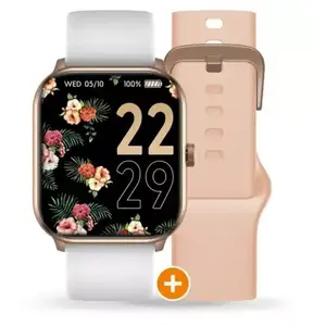 Ice Watch Montre CONNECTEE Smart One Rose Or Bracelets Blanc ET Rose
