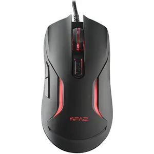KFA2 Souris Gaming Filaire Rouge Ergonomique 6400 DPI 6 Boutons RGB pas cher