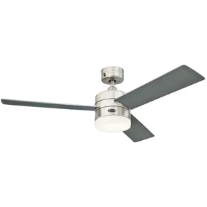 Comparateur de prix : Westinghouse - Ventilateur de plafond Alta Vista Acier 122 cm avec led