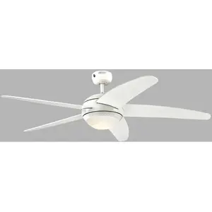 Comparateur de prix : Westinghouse - Ventilateur de plafond Bendan Blanc 132 cm avec led