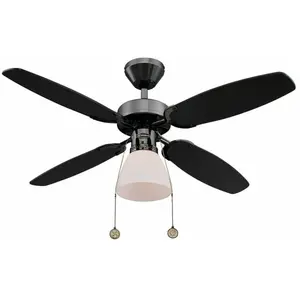 Comparateur de prix : Westinghouse Lighting Ventilateur de plafond Capitol Gun Metal avec éclairage