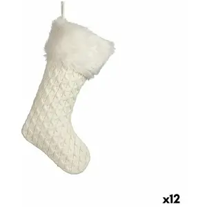 Comparateur de prix : Krist+ Décorations de Noël blanches 28 x 4 x 46 cm (12 unités)
