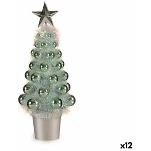 Krist+ Decorative Figure Christmas Tree Green polypropylene Plastic 12,2 x 30 x 12,2 cm (12 Units)Vendu paramazon
