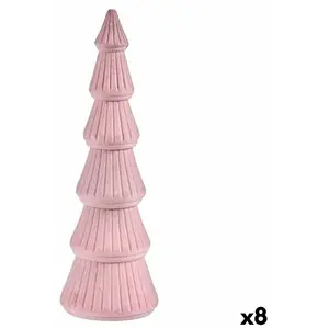 Krist+ Christmas Tree Velvet Pink Wood 12 x 34,5 x 12 cm (8 Units)Vendu paramazon