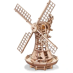 EWA Eco-Wood-Art Maquette moulin mécanique en bois 3D pas cher