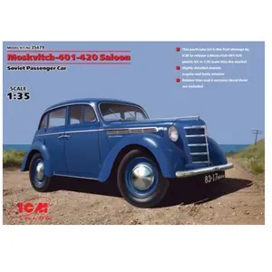 Comparateur de prix : ICM Maquette Voiture Soviétique : Moskvitch 401 420 Saloon