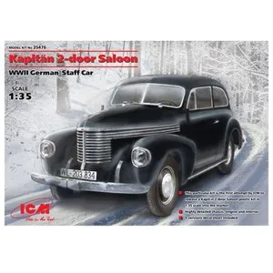 ICM Maquette Véhicule D'etat Major : Opel Kapitan Saloon 2 Portes pas cher