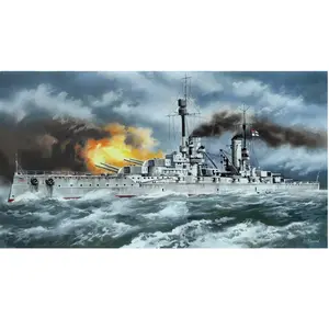 Kronprinz Wwi German Battleship - 1:350e - Icm pas cher