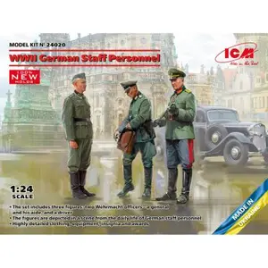ICM 1:24 - Personnel Allemand de la Seconde Guerre Mondiale (3 Figures) pas cher