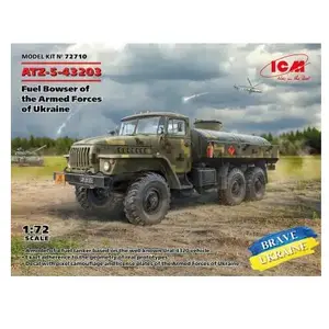 Maquette Camion Atz-5-43203 Fuel Bowser - ICM - 1:72 - Blanc