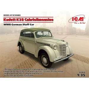 Comparateur de prix : Kadett K38 Cabriolimousine,wwii German Staff Car- 1:35e - Icm