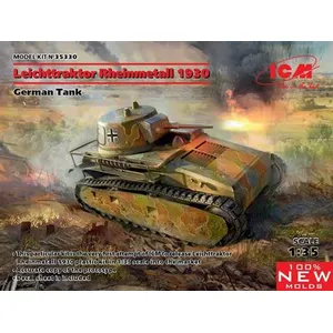 Comparateur de prix : Leichttraktor Rheinmetall 1930,germantan - 1:35e - Icm