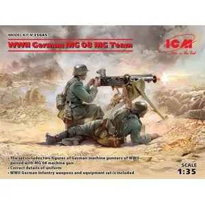 Comparateur de prix : Wwii German Mg08 Mg Team (2 Figures) - 1:35e - Icm