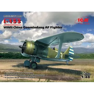 Comparateur de prix : I-153,wwii China Guomindang Af Fighter - 1:48e - Icm