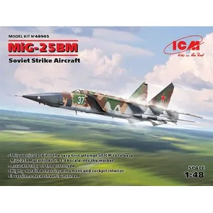 Mig-25 Bm, Soviet Strike Aircraft - 1:48e - Icm pas cher