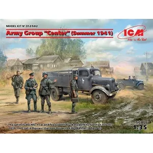ICM Groupe d'armées allemand Centre Set Modèle en plastique DS3502 1/35 (Été 1941) pas cher