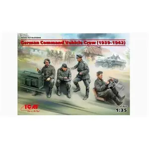 Comparateur de prix : German Command Vehicle Crew (1939-1942) (4 Figures)- 1:35e - Icm