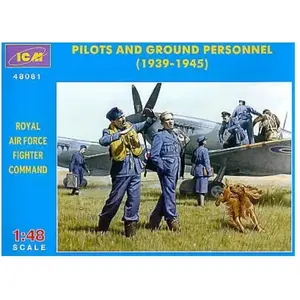 Comparateur de prix : Raf Plioten Und Bodenpersonal - 1:48e - Icm
