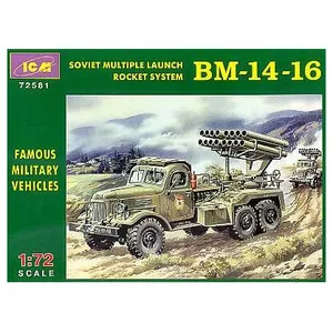 Russischer Raketenwerfer Bm-14-16 - 1:72e - Icm