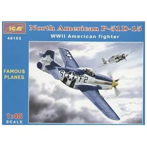 Comparateur de prix : ICM ICM48153 Mustang P-51D avec Pilotes USAAF/Personnel au Sol, Multicolore