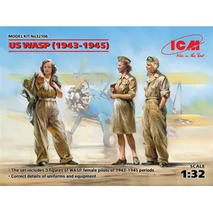 Us Wasp (1943-1945) (3 Figures) - 1:32e - Icm pas cher