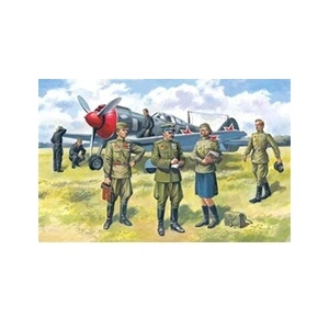 Sowjetische Piloten & Bodenpersonal 1943-45- 1:48e - Icm pas cher