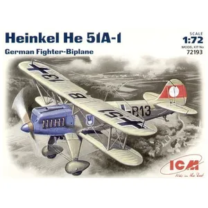 Comparateur de prix : Heinkel He 51a-1 - 1:72e - Icm