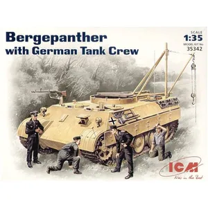 Bergepanther Mit Panzerbesatzung - 1:35e - Icm pas cher