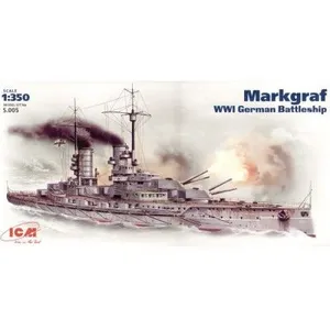 Markgraf Wwi German Battleship - 1:350e - Icm