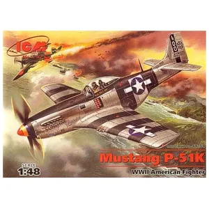 Comparateur de prix : Mustang P-51k, Wwii American Fighter - 1:48e - Icm