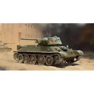 Comparateur de prix : T-34/76 Early 1943 Production Wwii Soviet Medium Tank- 1:35e - Icm