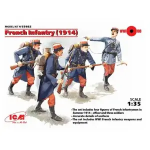 Comparateur de prix : French Infantry 1914 - 1:35e - Icm
