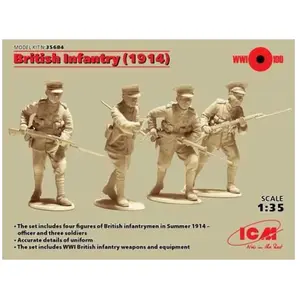 Comparateur de prix : British Infantry 1914 - 1:35e - Icm