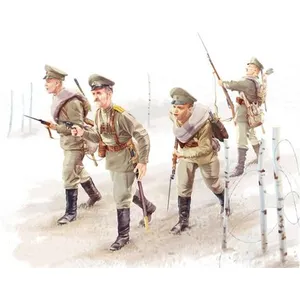 Wwi Russian Infantry (4figures) - 1:35e - Icm pas cher