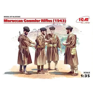 Moroccan Goumier Rifles(1943)(4figures) - 1:35e - Icm