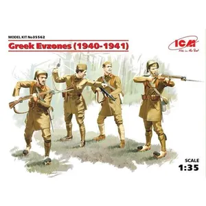 Comparateur de prix : Greek Evzones (1940-1941) (4 Figures) - 1:35e - Icm