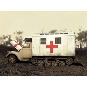V3000s/ss M Maultier With Shelter,wwii German Truck- 1:35e - Icm pas cher