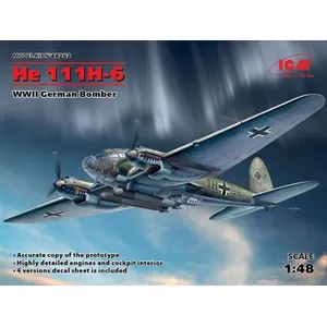 Comparateur de prix : He 111h-6, Wwii German Bomber - 1:48e - Icm
