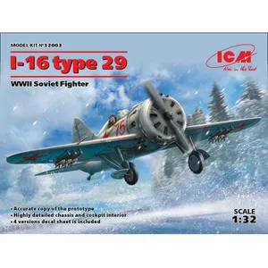Comparateur de prix : I-16 Type 29, Wwii Soviet Fighter - 1:32e - Icm