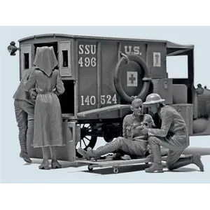 Comparateur de prix : Wwi Us Medical Personnel - 1:35e - Icm