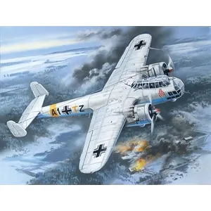 Do 17z-2 Wwii German Bomber- 1:72e - Icm pas cher