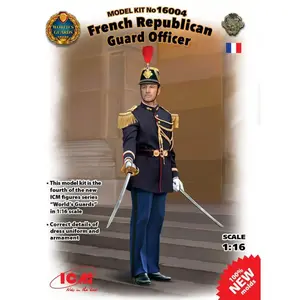Comparateur de prix : French Republican Guard Officer - 1:16e - Icm