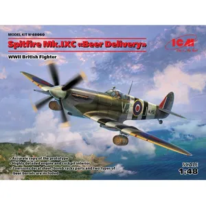 Comparateur de prix : Spitfire Mk.ixc beer Delivery Wwii British Fighter- 1:48e - Icm